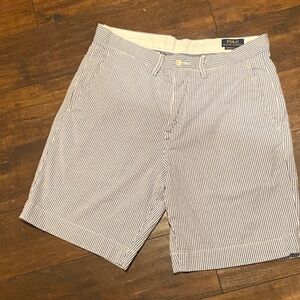 Men Ralph Lauren Polo Seersucker Shorts Like new